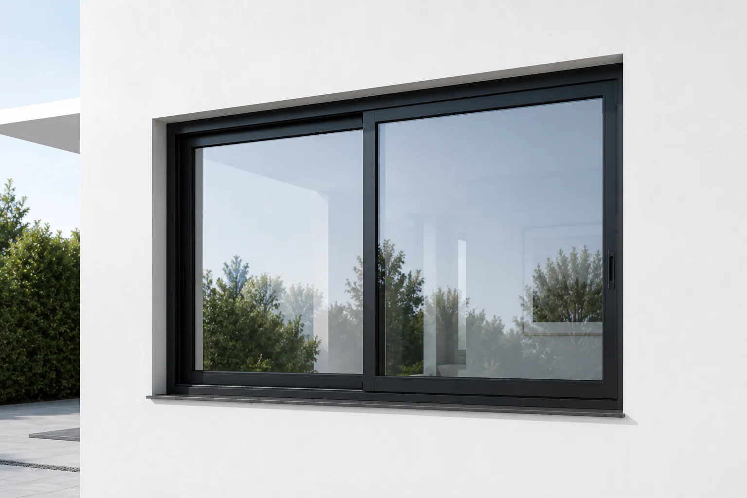 Ventana corrediza de aluminio sistema P65